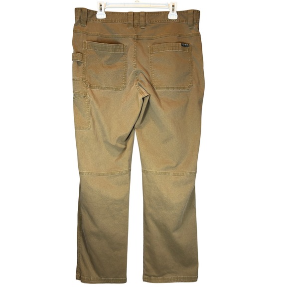 Columbia Cargo Pants Men's 36x30 Brown Straight Leg Utility Stretch Cotton Work - Picture 3 of 8